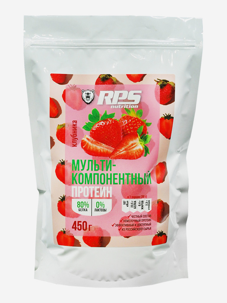 Протеин мультикомпонентный RPS Nutrition 450 гр Клубника