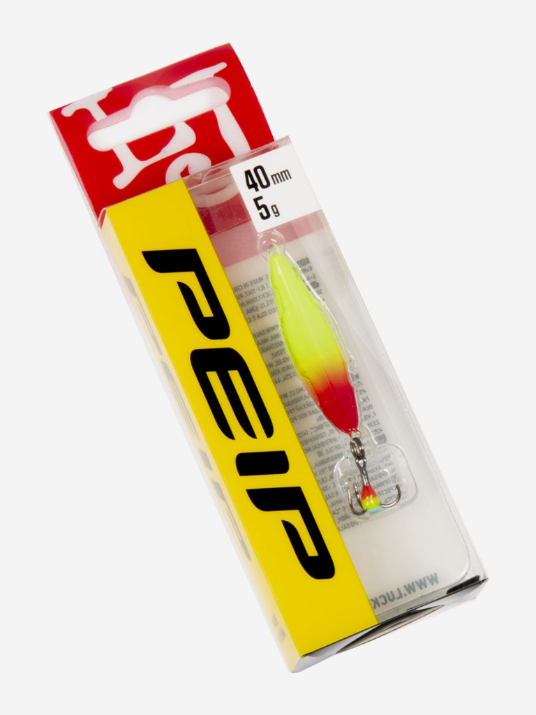 Блесна вертикальная Lucky John зимняя PEIP, длина 40 мм A, блистер