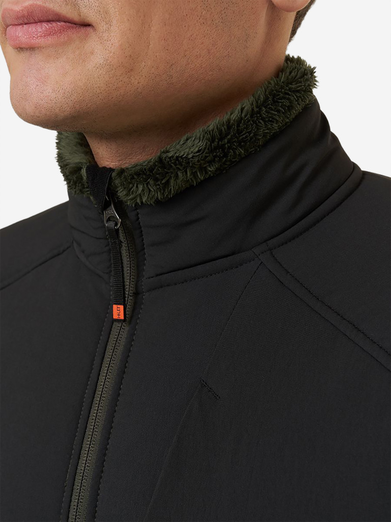 Кофта мужская HUT BORON на молнии хаки