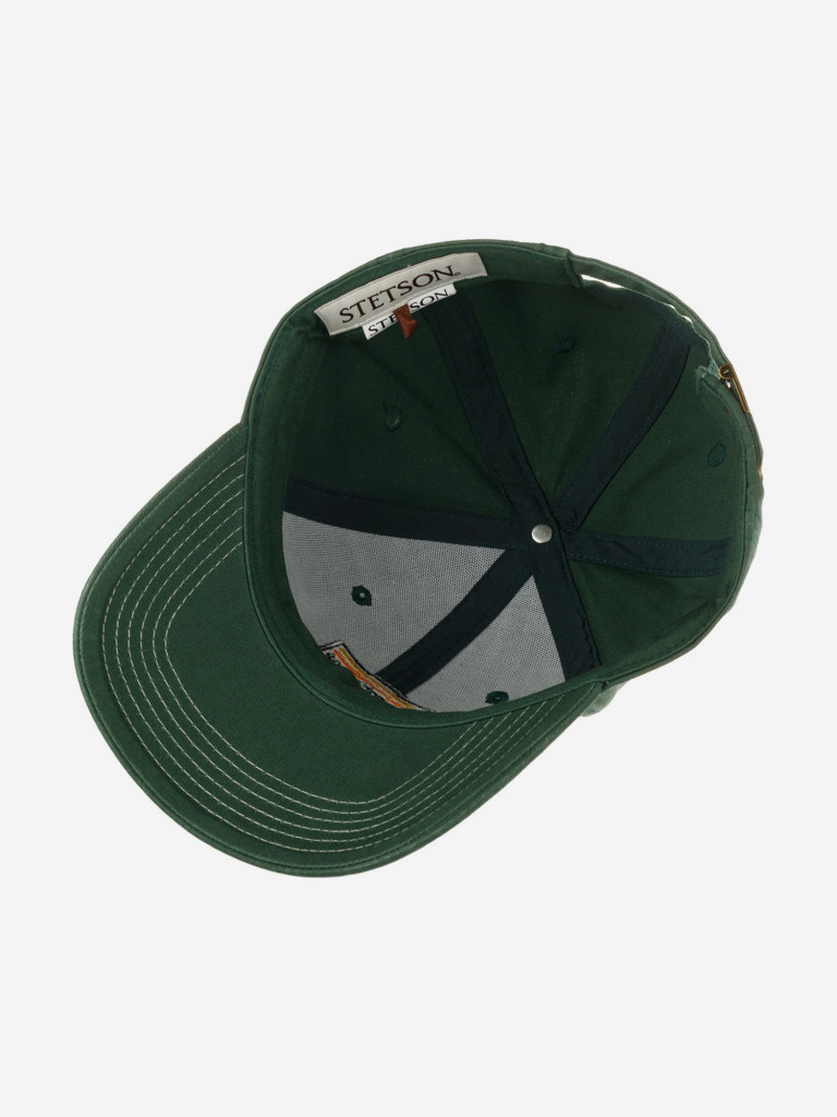 Бейсболка STETSON 7721110 BASEBALL CAP COTTON (зеленый)