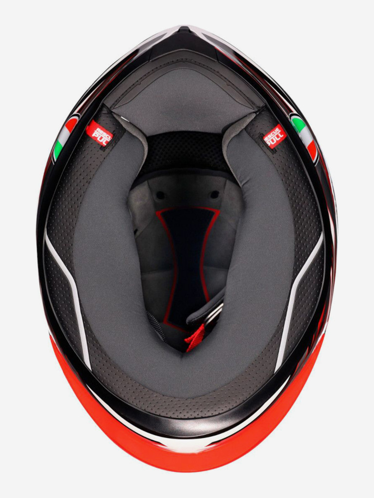 Мотошлем интеграл AGV K6 S E2206 MPLK Reeval White/Red/Grey
