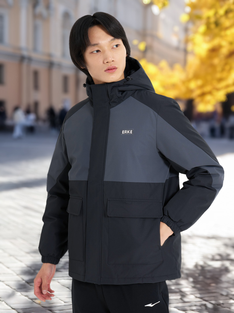 Пуховик мужской Erke, Черный