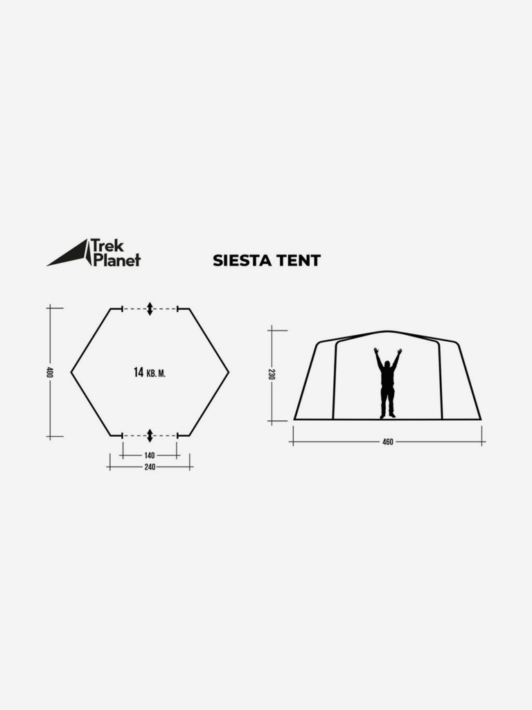 Шатер с москитными сетками Trek Planet Siesta Tent