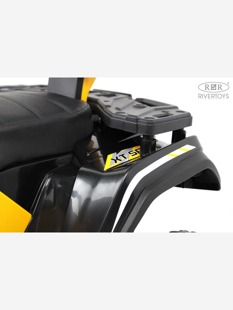 Детский электроквадроцикл RIVERTOYS T001TT 4WD желтый