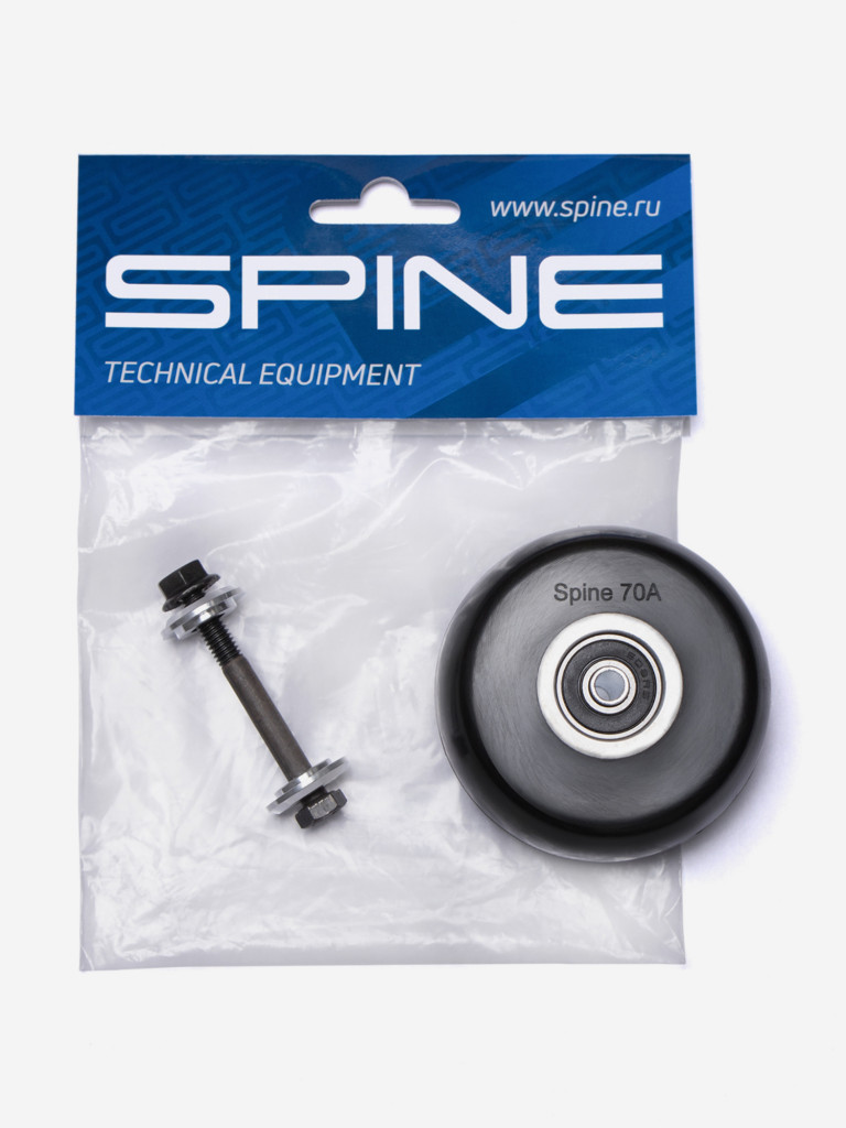 Колесо в сборе Spine Classic № 2 Rubber 70*40 переднее Тв.78А (1шт., среднее)