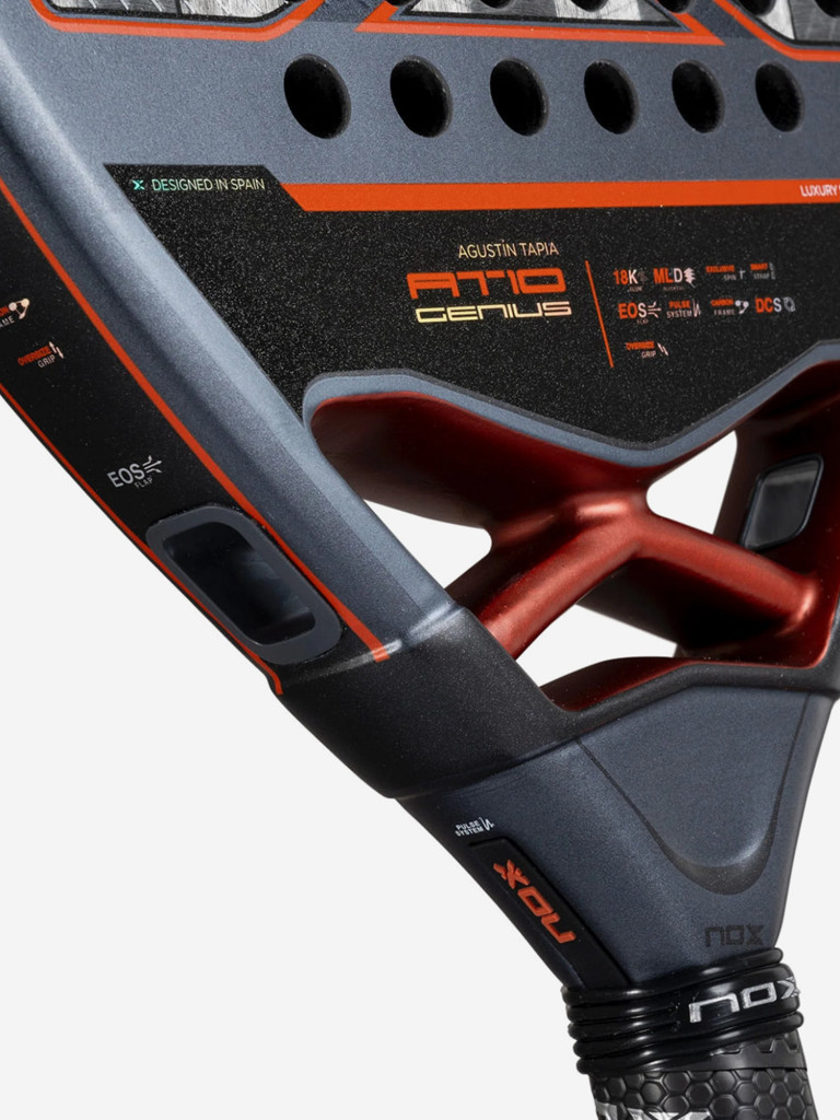 Ракетка для падел-тенниса Nox AT10 Genius 18K Alum 2025 By Agustin Tapia