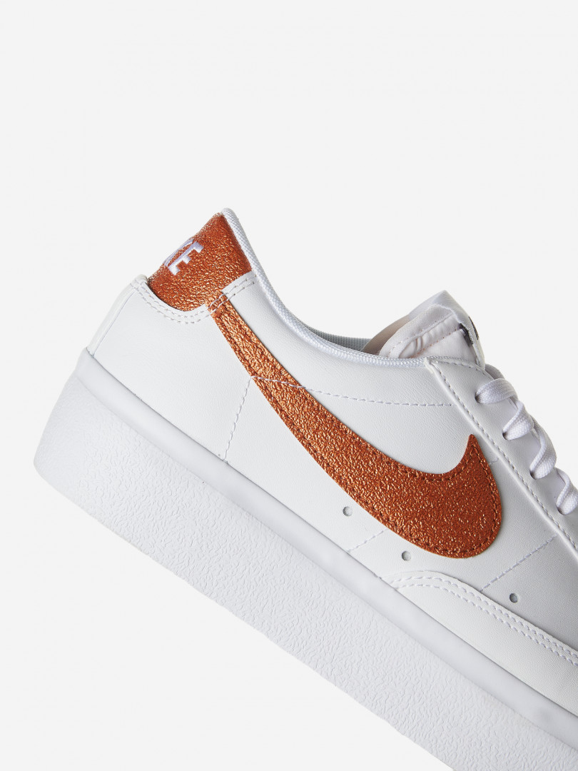 фото Кеды женские nike blazer low platform, белый