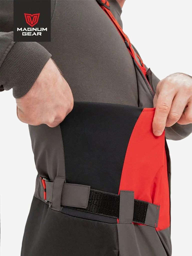 Костюм для рыбалки мужской MAGNUM GEAR TITAN 2 -45° С красный/графит