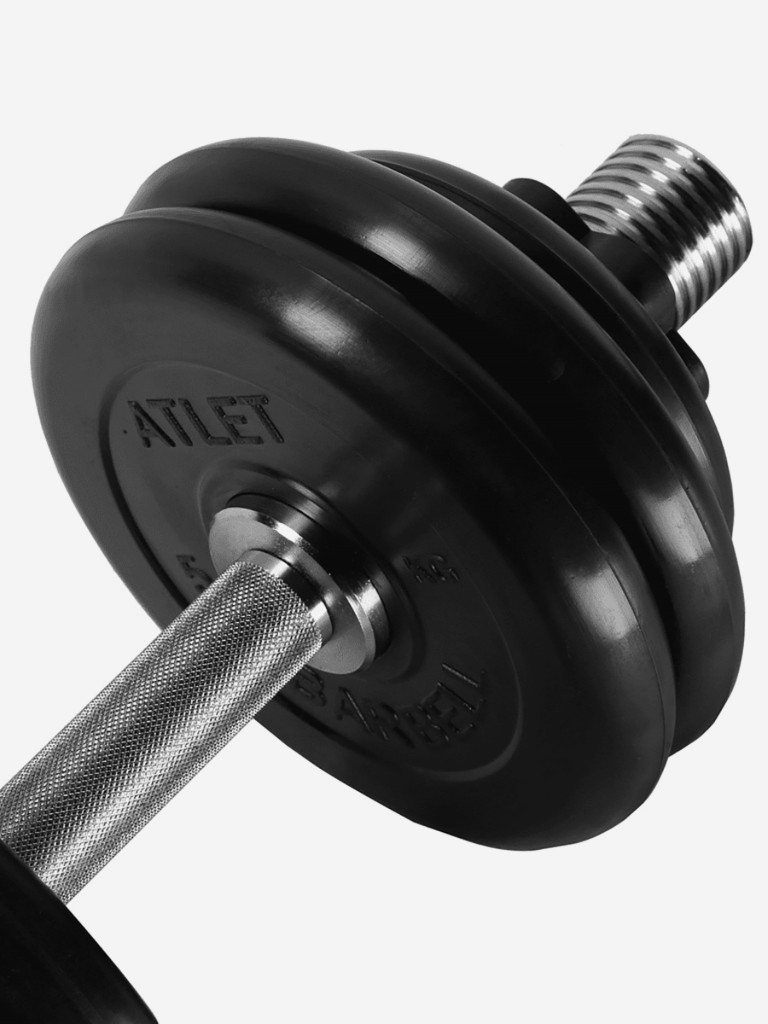 Гантели разборные BARBELL ATLET 1 по 31.5 кг (D 51 mm) Черный
