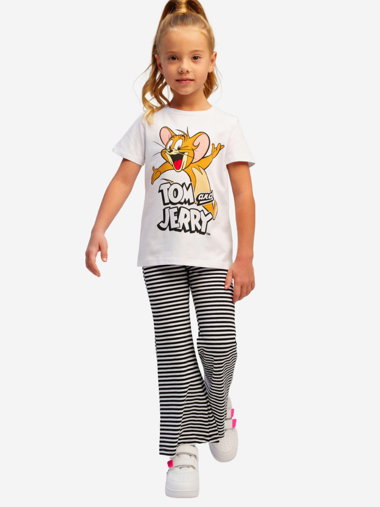 Комплект для девочек: футболка, легинсы PlayToday