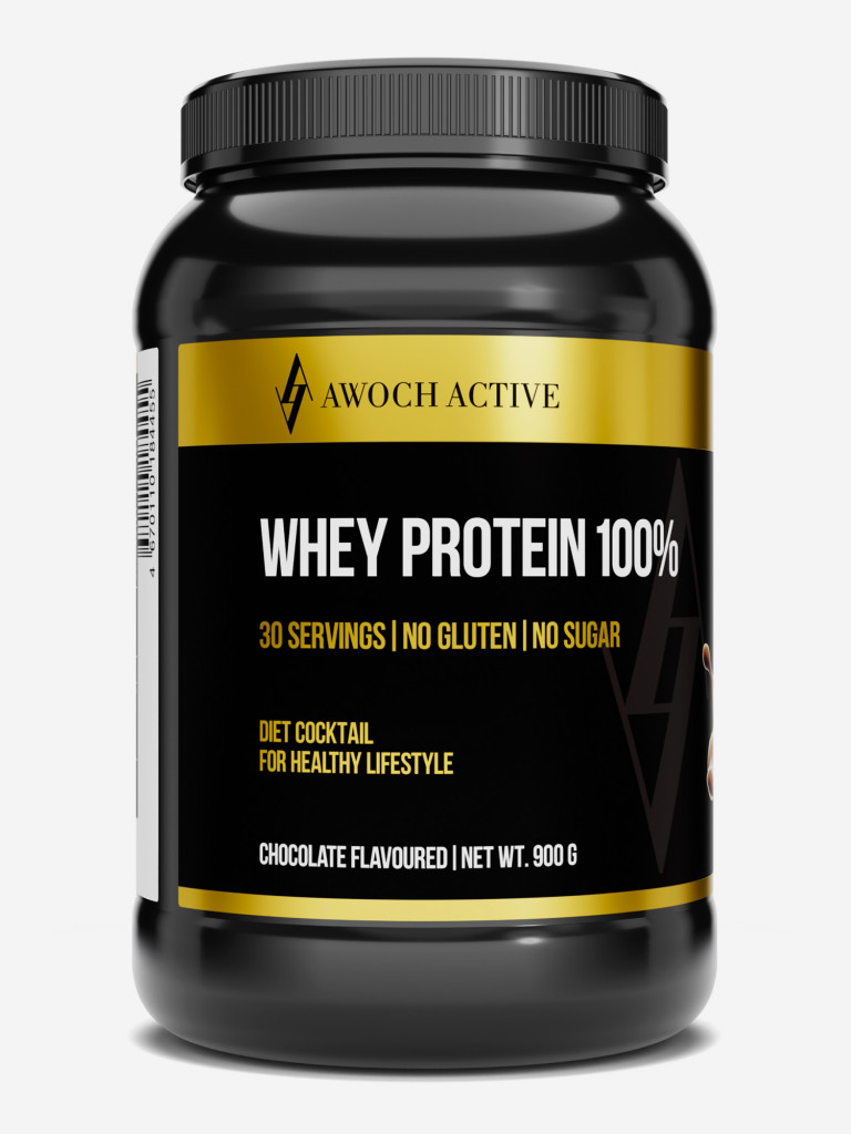WHEY PROTEIN 100% Шоколад 900 г TM AWOCHACTIVE