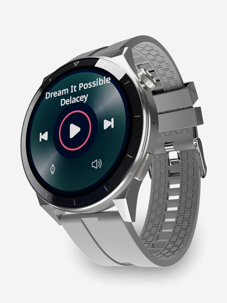 Умные наручные смарт часы CGWatch Round, фитнес браслет для женщин и мужчин CaseGuru