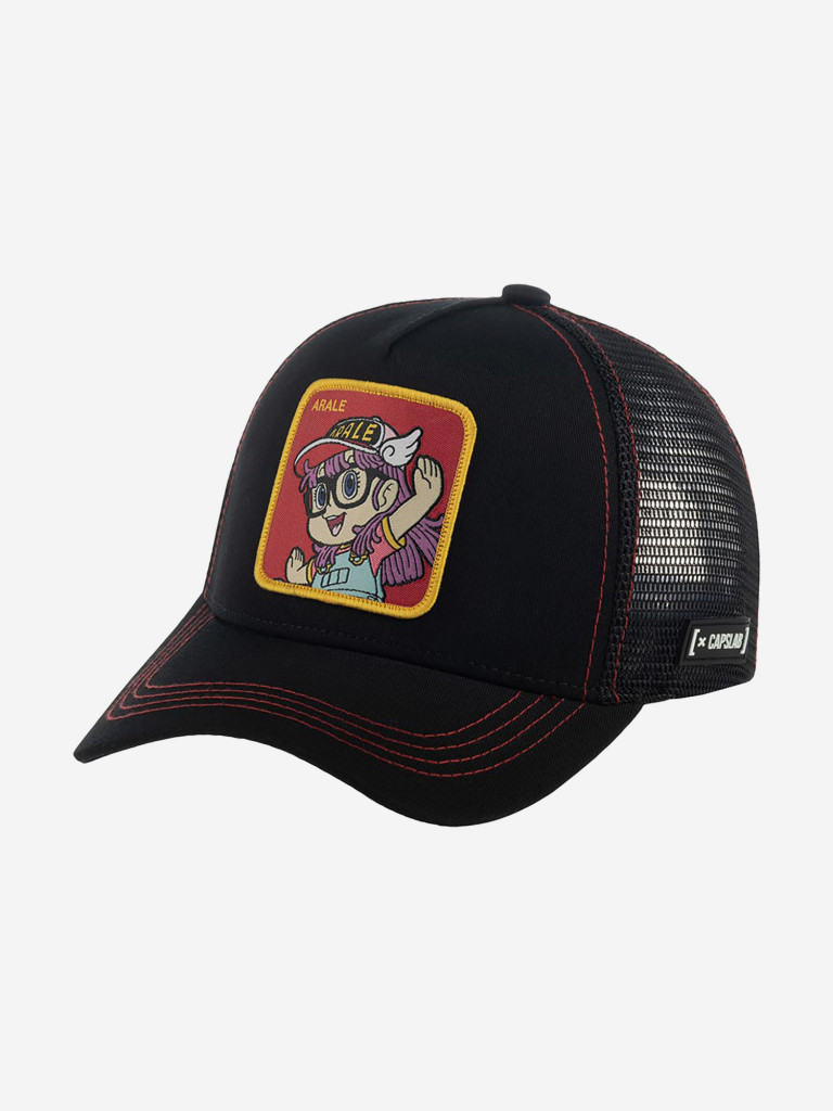 Бейсболка с сеточкой CAPSLAB CL/DRS/1/ROB2 Dr Slump Arale (черный)