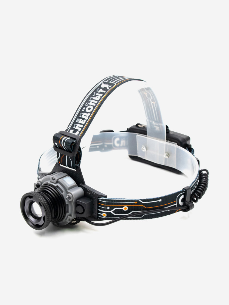 Фонарь налобный Сибирский Следопыт-Вольт-М, 1 Led, zoom, аккумулятор 220В.