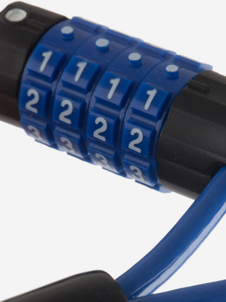 Замок велосипедный кодовый Cyclotech синий цвет — купить за 149 руб. со ...