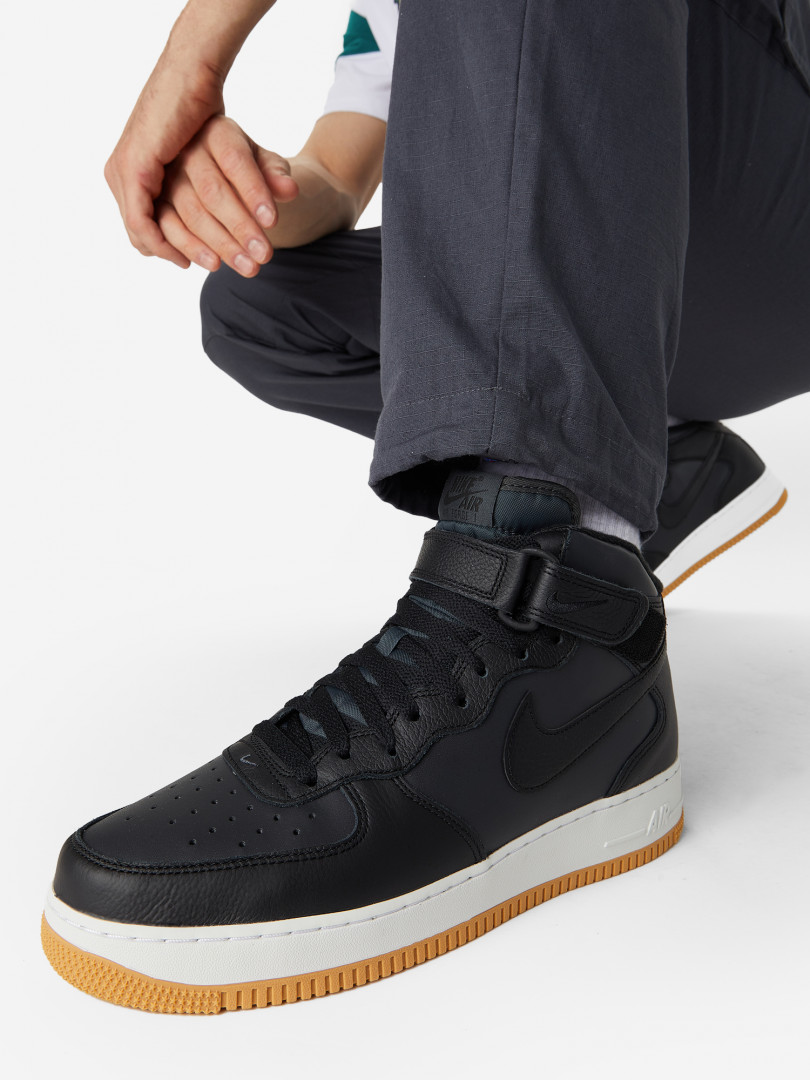 фото Кеды мужские nike air force 1 mid '07 lx, черный