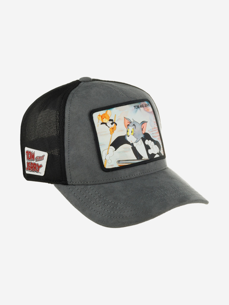Бейсболка с сеточкой CAPSLAB CL/TAJ5/1/PCT/TOM Tom And Jerry (серый)