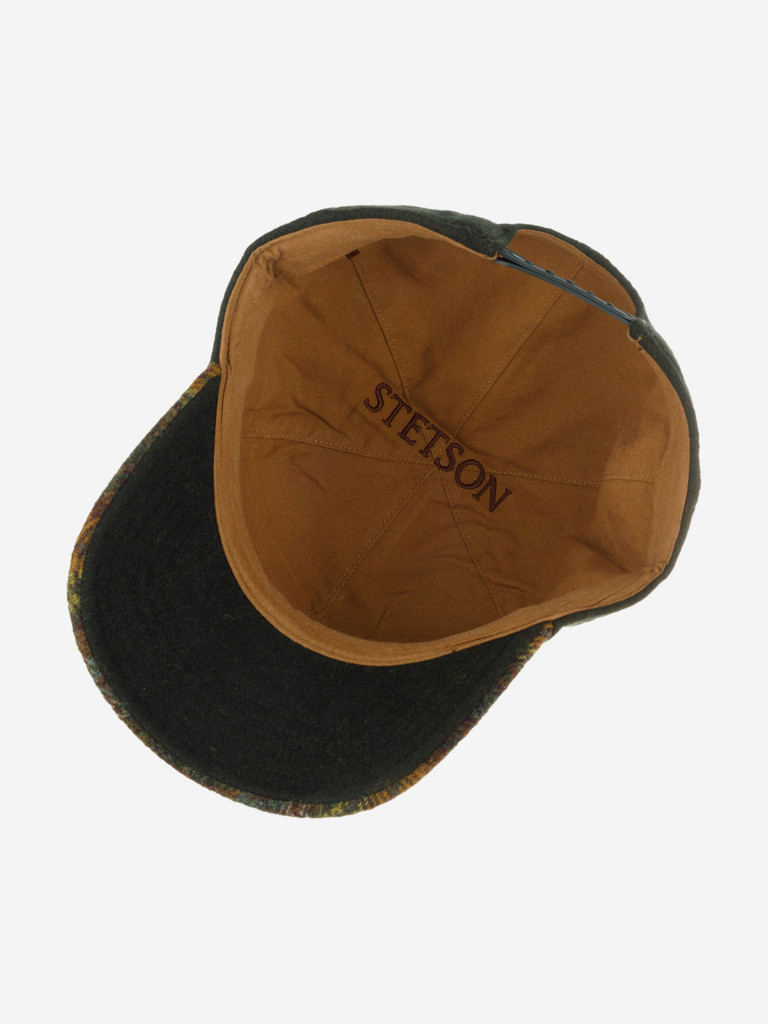 Бейсболка STETSON 7760302 TRUCKER CAP WOOL CHECK (коричневый)