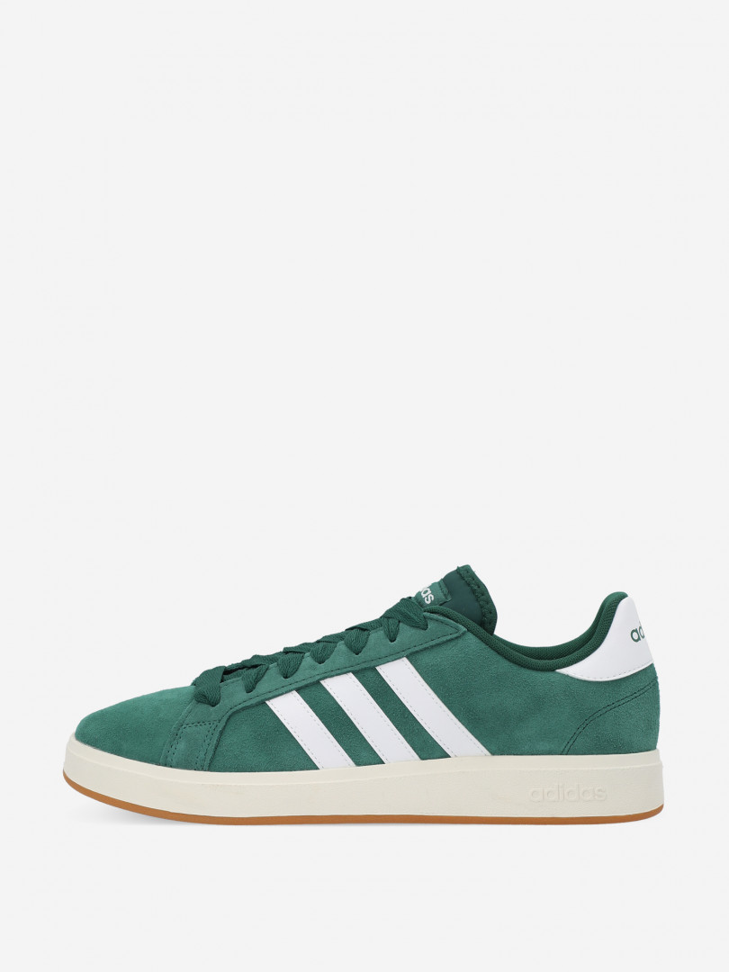 фото Кеды мужские adidas grand court base 00 s, зеленый