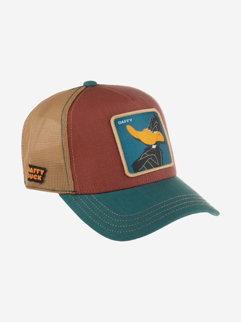 Бейсболка с сеточкой CAPSLAB CL/LOO8/1/CT/DAF3 Looney Tunes Daffy Duck (розовый)
