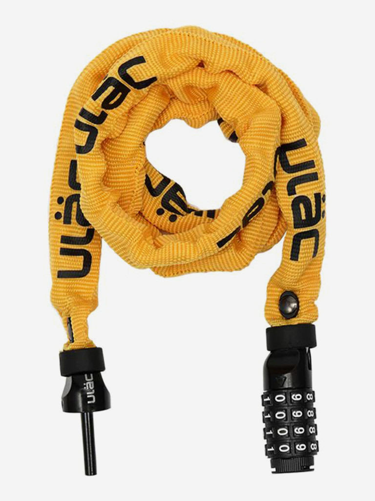 Велосипедный замок Ulac 52nd Street Steel Chain Lock Combo Bumblebee