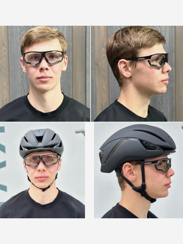 Очки спортивные Scicon AeroComfort оправа Black Gloss линза SCNXT Photochromic Bronze Mirror