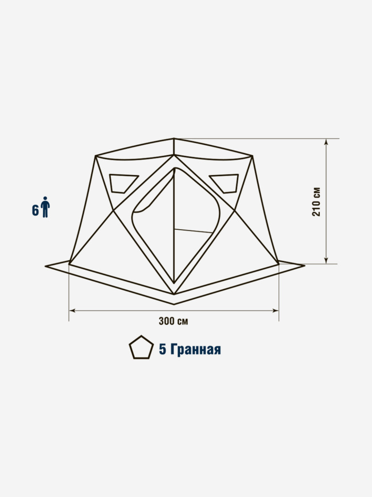 Зимняя палатка HIGASHI Winter Camo Chum Pro