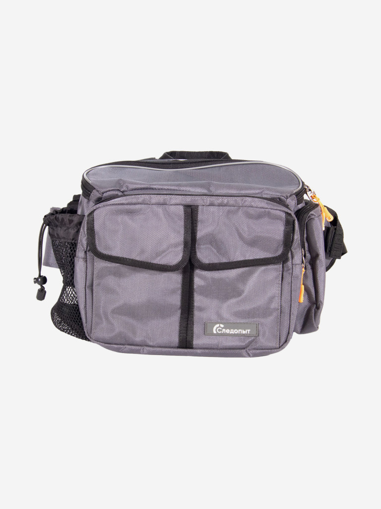 Сумка рыболовная Следопыт Fishing Hip Bag T2, 27х23х17 см, цвет серый.
