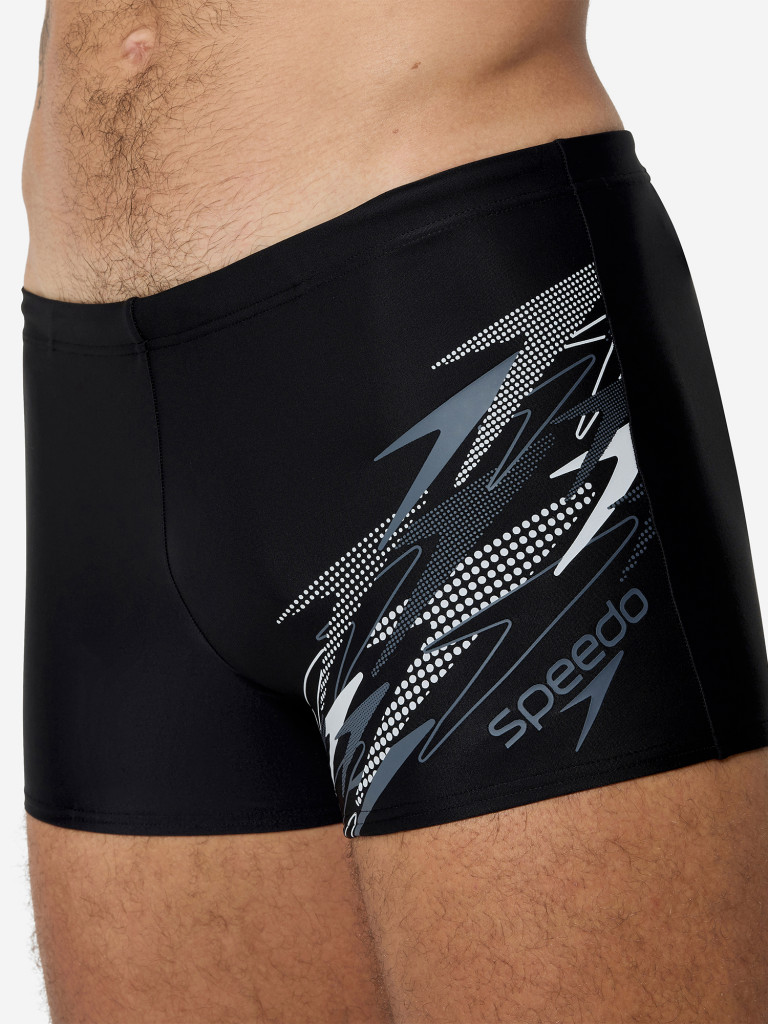 Плавки-шорты мужские Speedo Medley Logo Aquashort Blk/Red