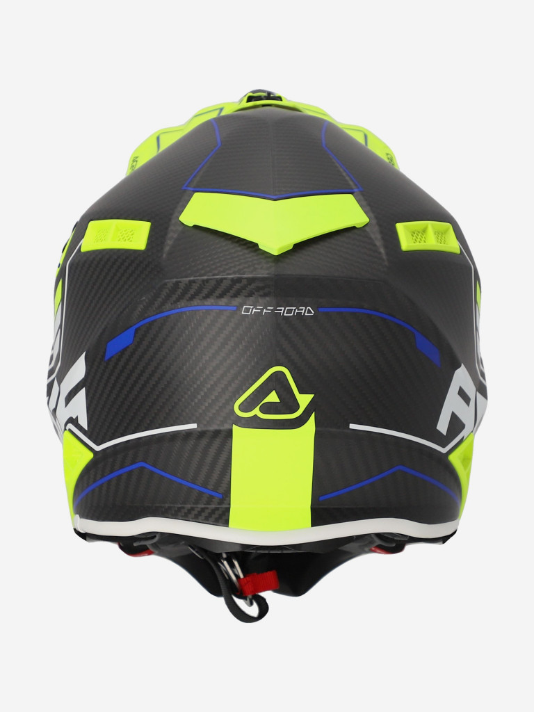 Мотошлем кроссовый взрослый Acerbis STEEL CARBON 22-06 Black/Fluo