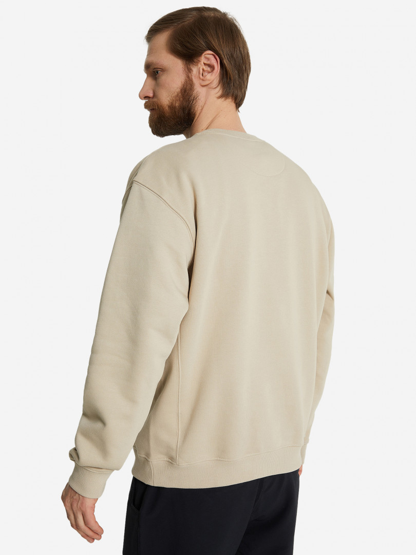 фото Джемпер флисовый мужской columbia marble canyon heavyweight fleece crew, бежевый