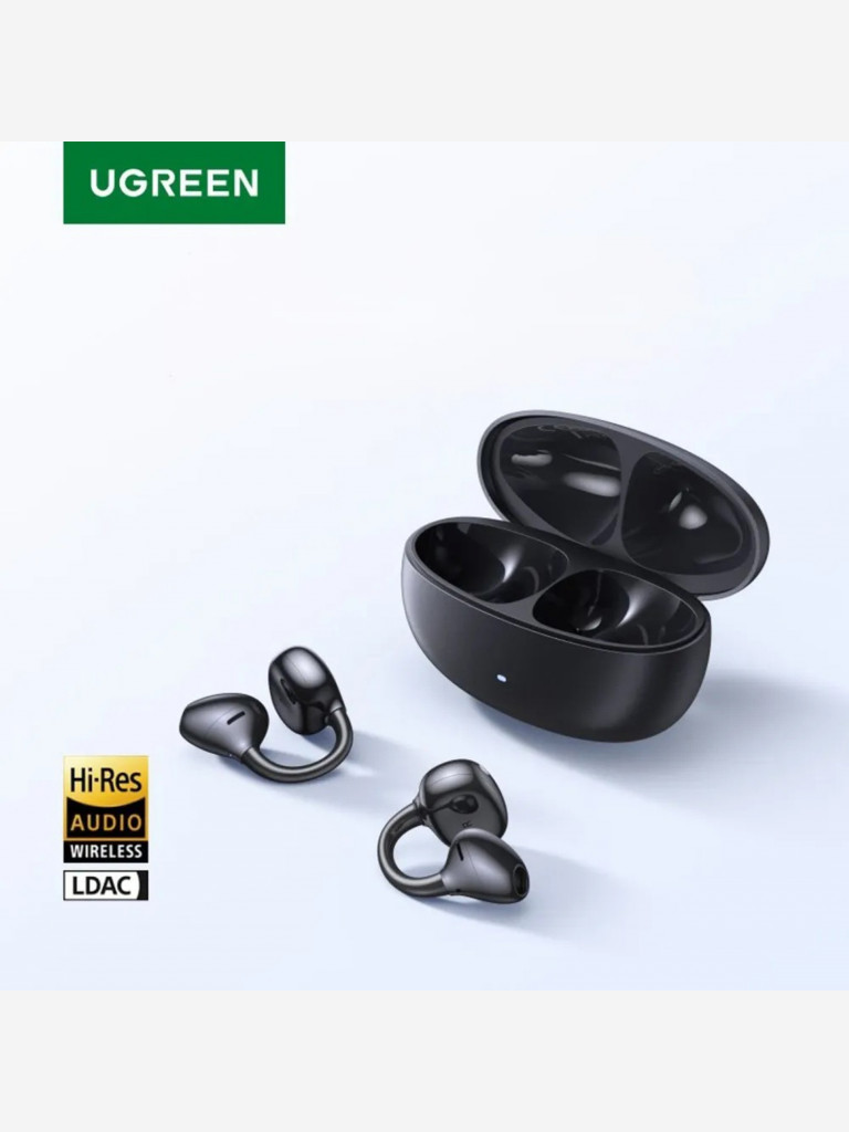 Наушники клипсы беспроводные UGREEN WS218 (85185) ClipBuds Pro ANC Earphone BT 6.0 Active Noise Cancellation Hi-Res
