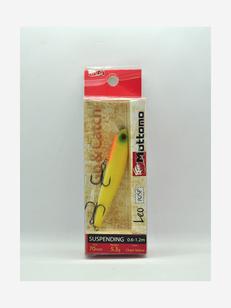 Воблер Mottomo Leo 70SP 5,3g Chart Yellow