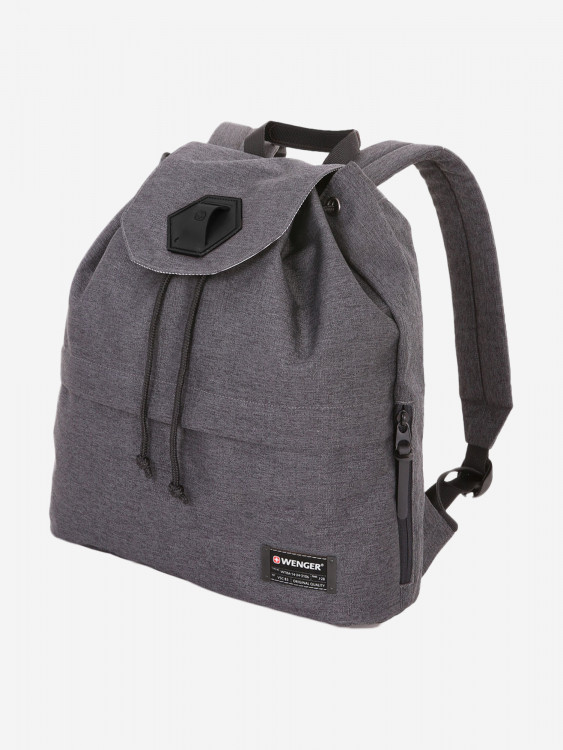Рюкзак WENGER 13'', cерый, ткань Grey Heather/ полиэстер 600D PU , 33х13х39 см, 16 л