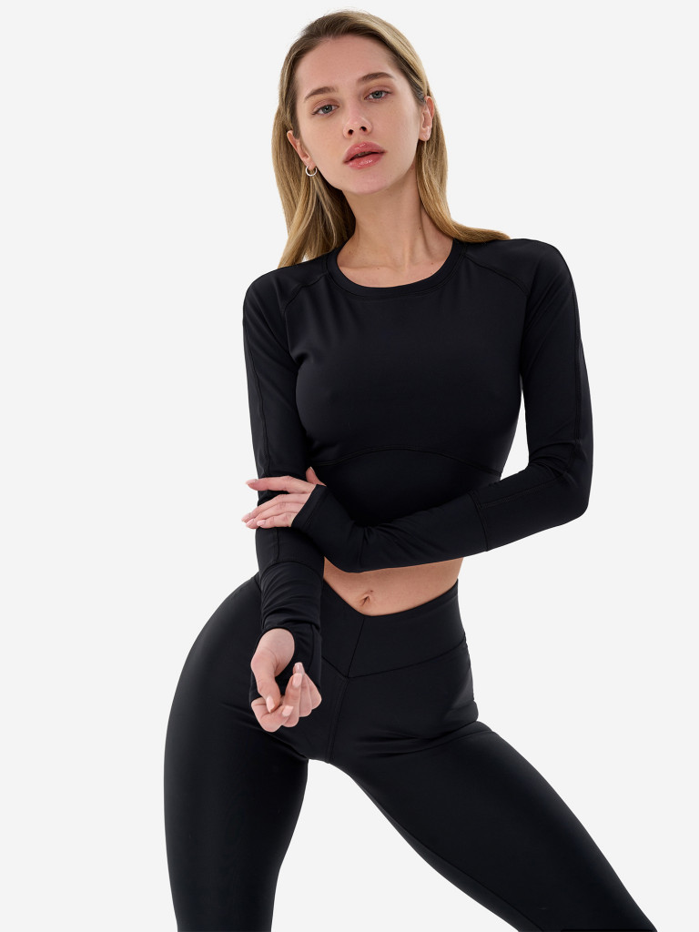 Рашгард женский Bona Fashion Activity Rash "Black"