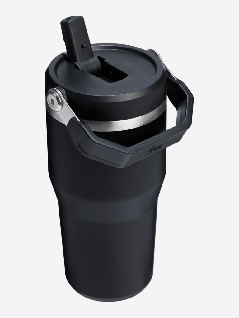 Термокружка Stanley IceFlow Flip Straw 2.0 Tumbler, 600 мл, черная