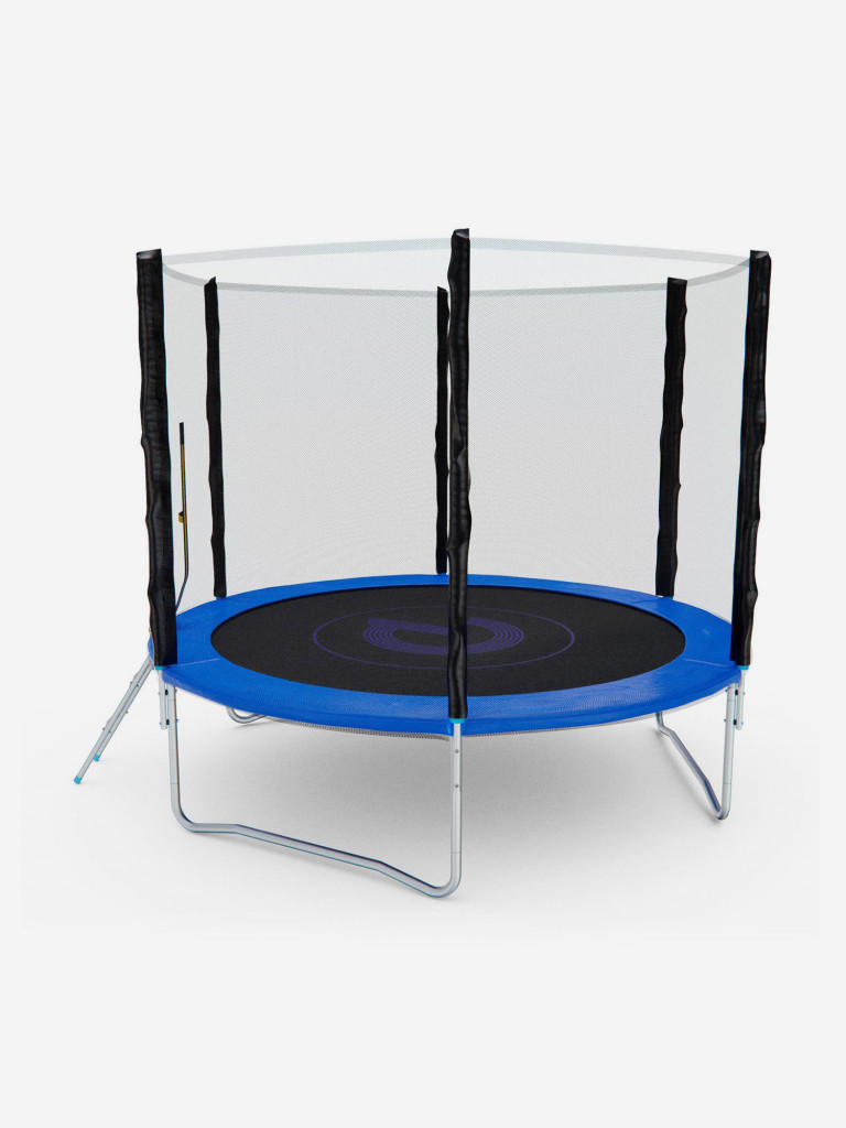 Батут с сеткой DFC PELPO 8ft с лестницей, BLUE