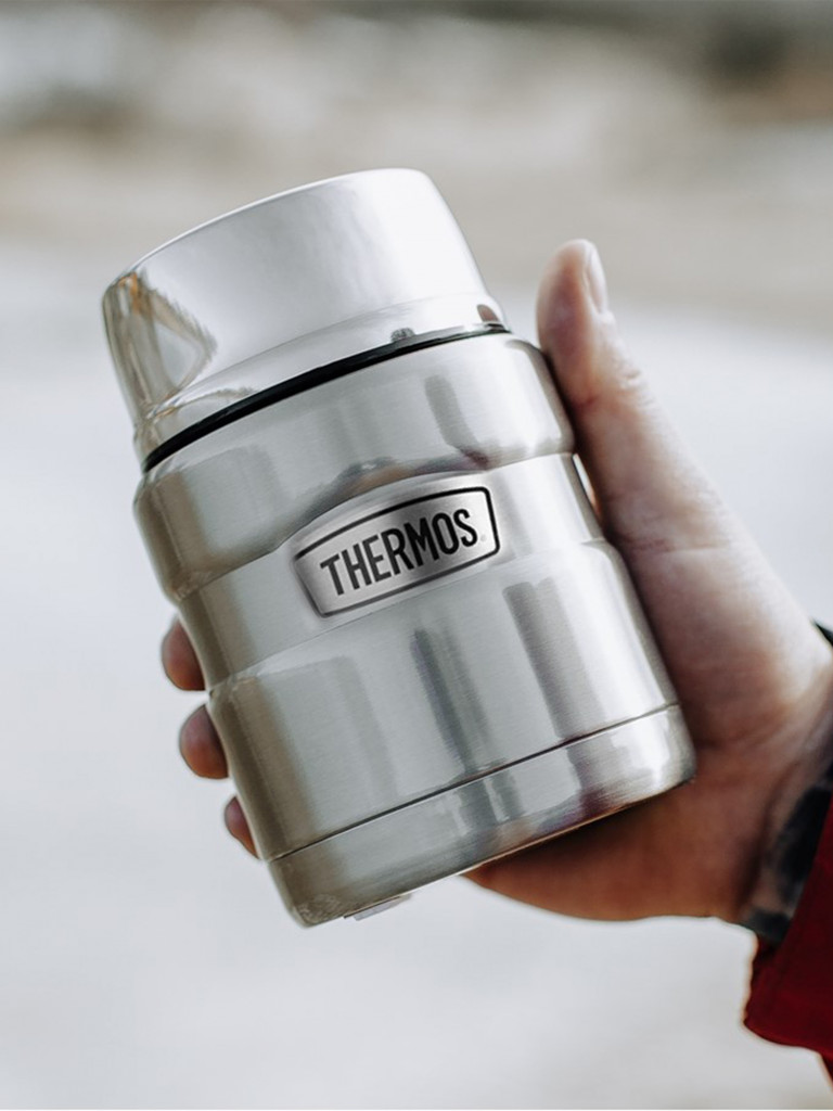 Термос для еды 470 мл THERMOS KING-3000 стальной цвет