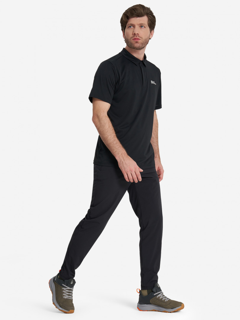 Поло мужское Jack Wolfskin Delgami 30829300299 Черный, размер 54, 56,58,50, 52,60, фото 4