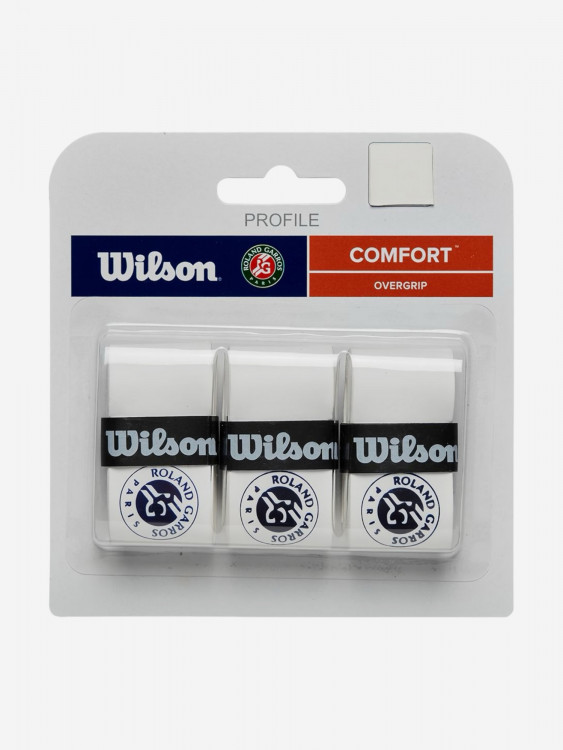 Намотка верхняя Wilson PROFILE Comfort Roland Garros 3Р Белый WR8442601001