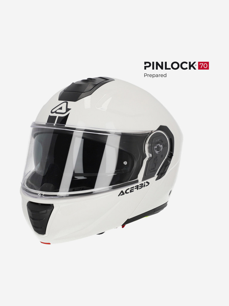 Мотошлем модуляр Acerbis TDC White