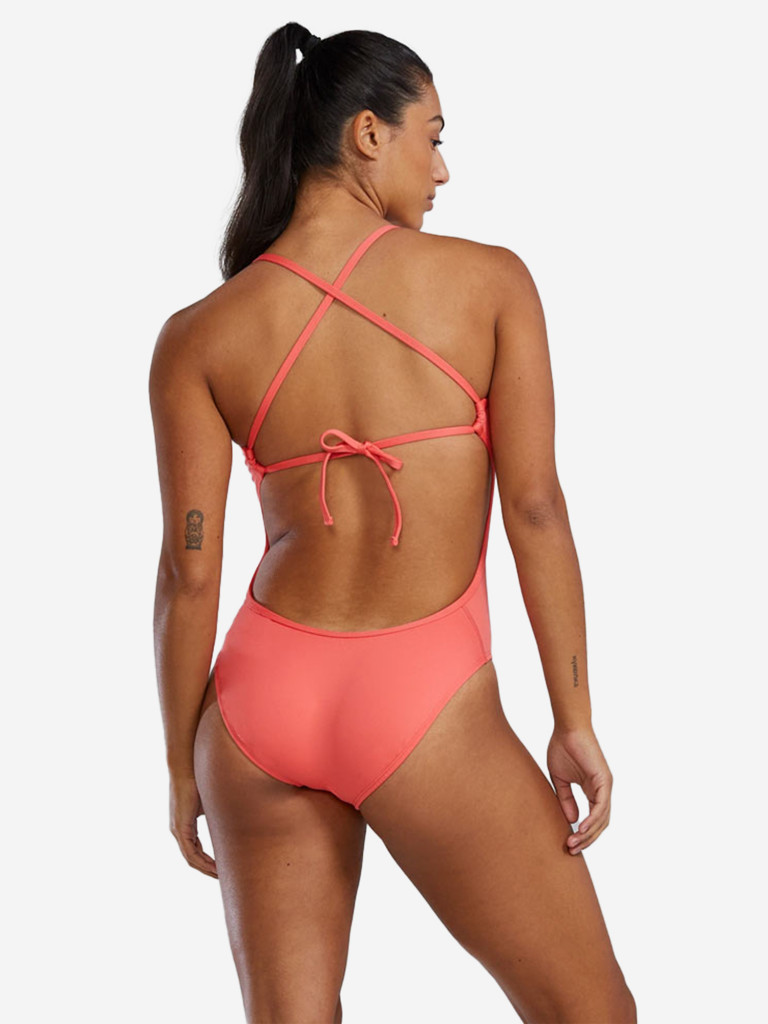 Купальник слитный TYR Crosscut Tieback Durafast Elite - Solid