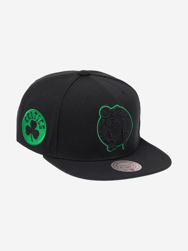 Бейсболка с прямым козырьком MITCHELL NESS HS9626-BCEBLCK Boston Celtics NBA (черный)