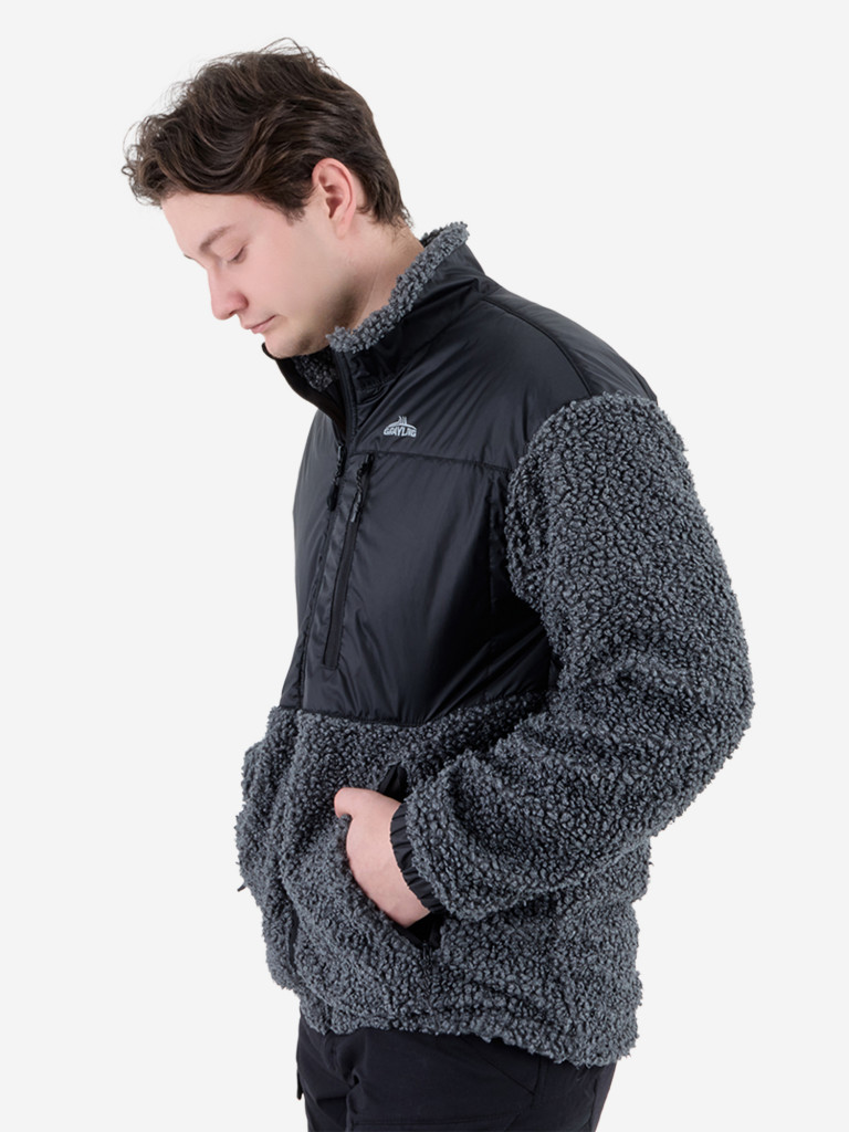 Толстовка флисовая для охоты и рыбалки Балтым GRAYLING, графит