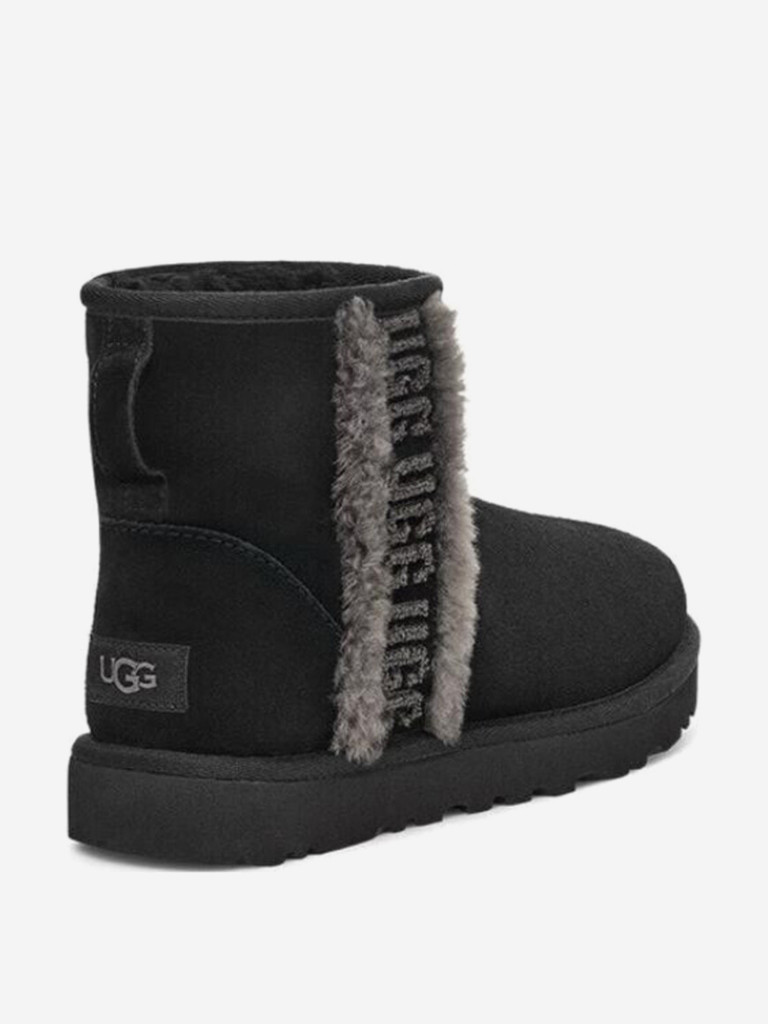 Ботинки утепленные UGG Classic Mini Shearling Logo