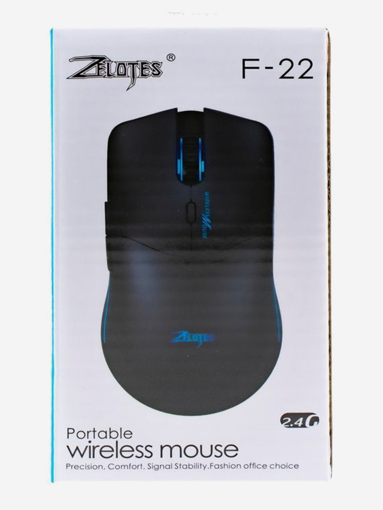 Беспроводная игровая мышь ZELOTES F-22