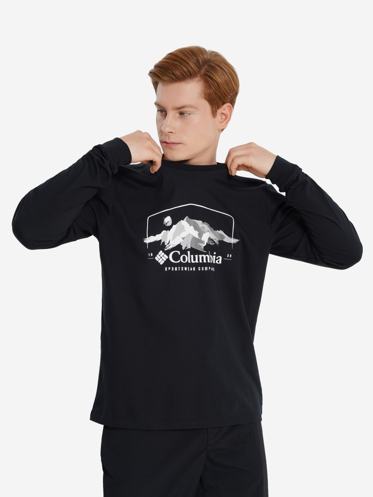 Лонгслив мужской Columbia Csc Seasonal Logo Ls Tee