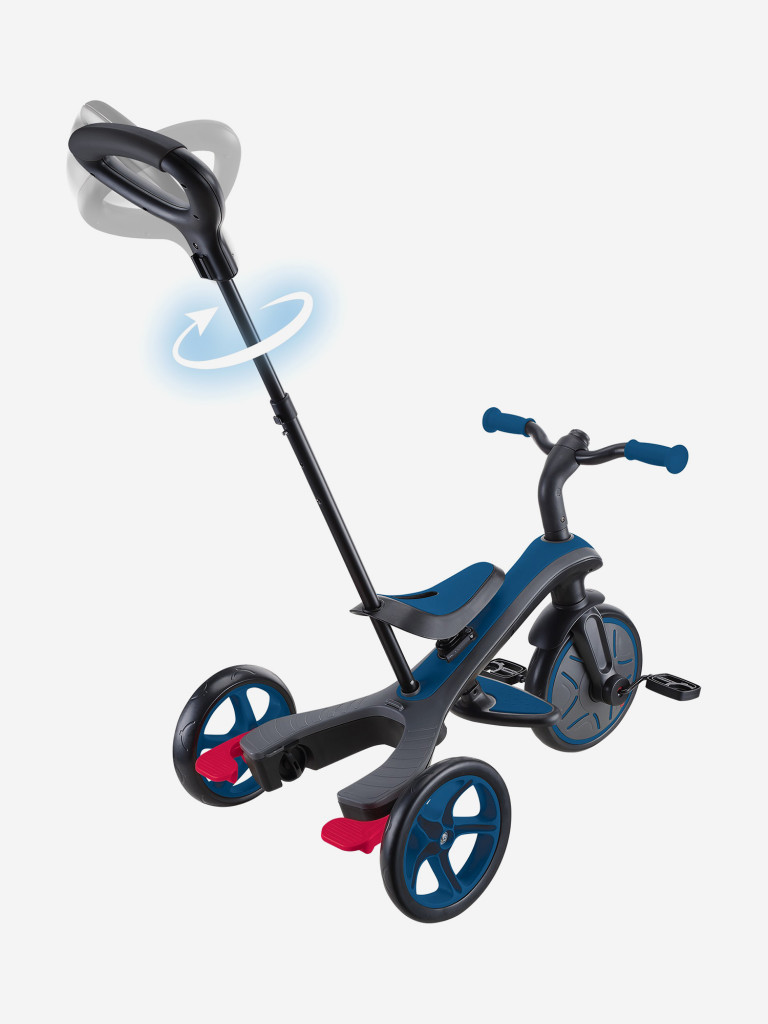 Трехколесный велосипед-беговел Globber TRIKE EXPLORER (4в1)