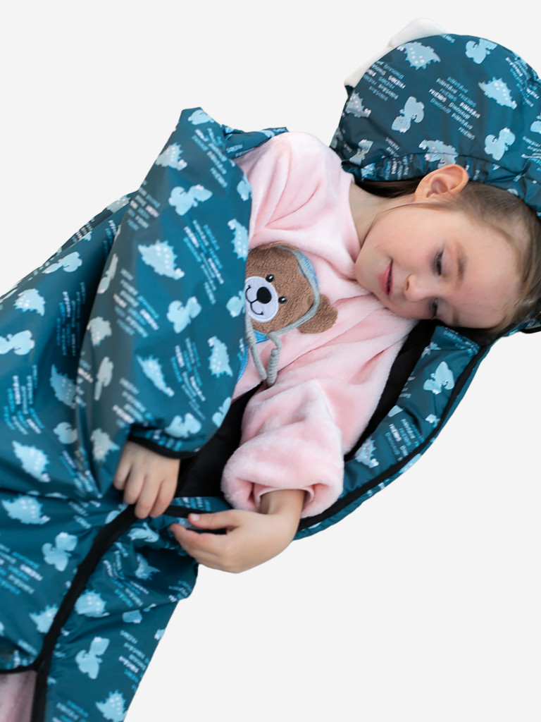 Туристический спальный мешок детский Lemur Studio