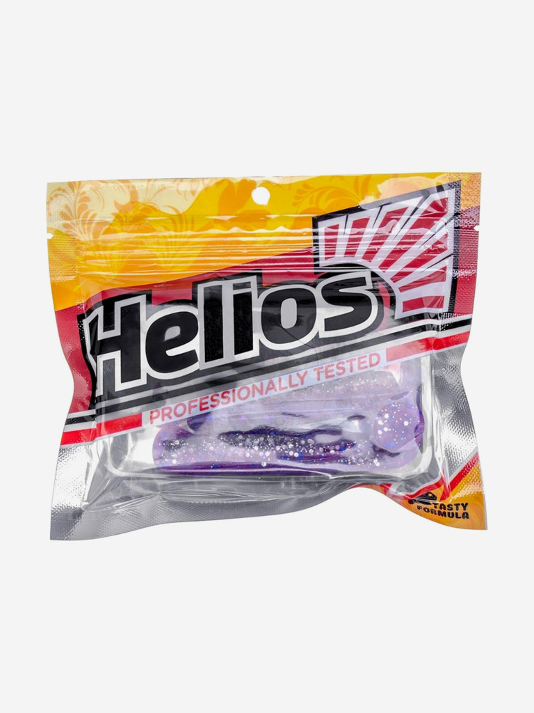 Мягкая приманка Helios Chebak, 3,15'' / 8 см, Silver Sparkles & Fio, 7 шт (HS-3-036)